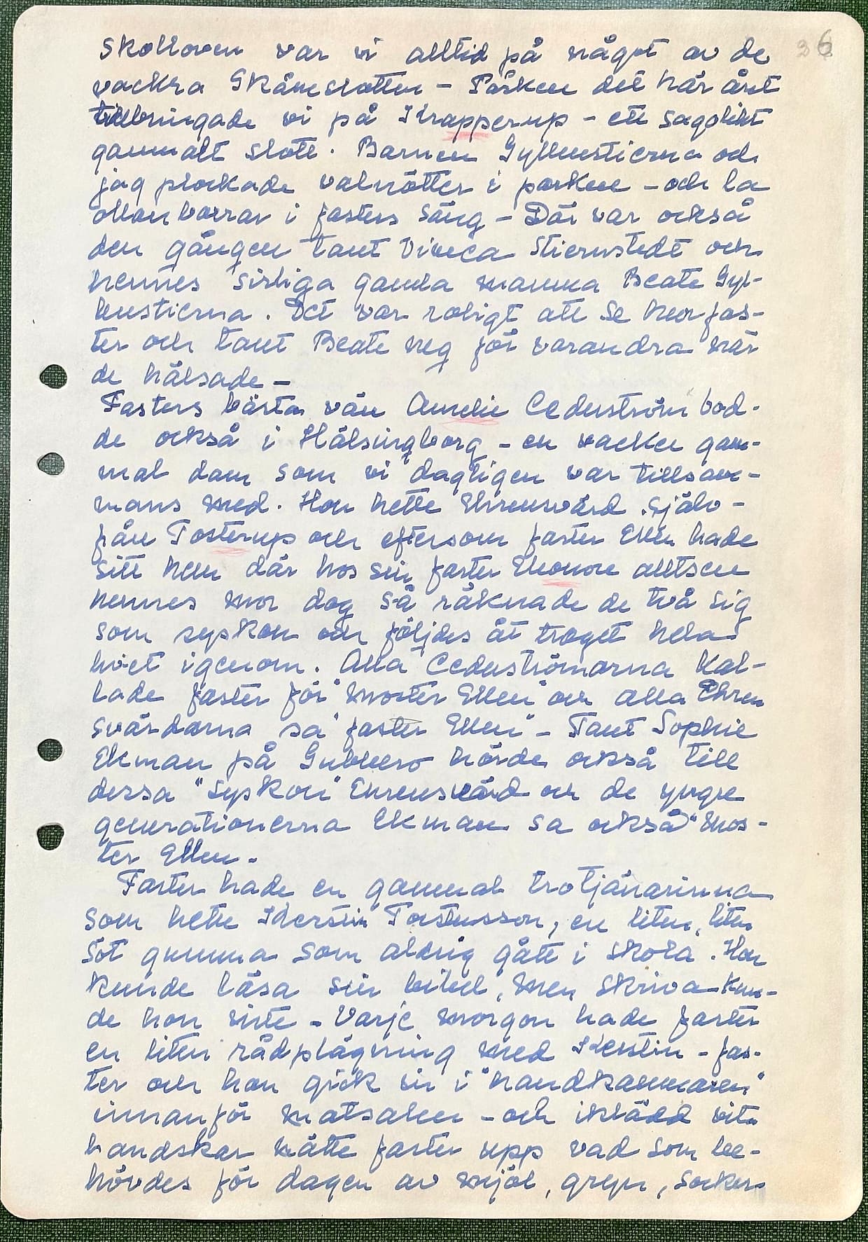 Fotograferad dagbokssida 59. Sidans text är återgiven under bilden.
