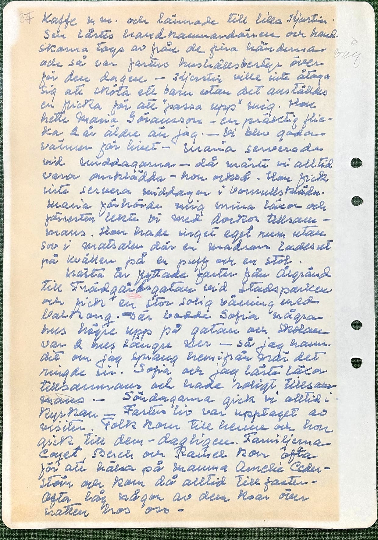 Fotograferad dagbokssida 60. Sidans text är återgiven under bilden.