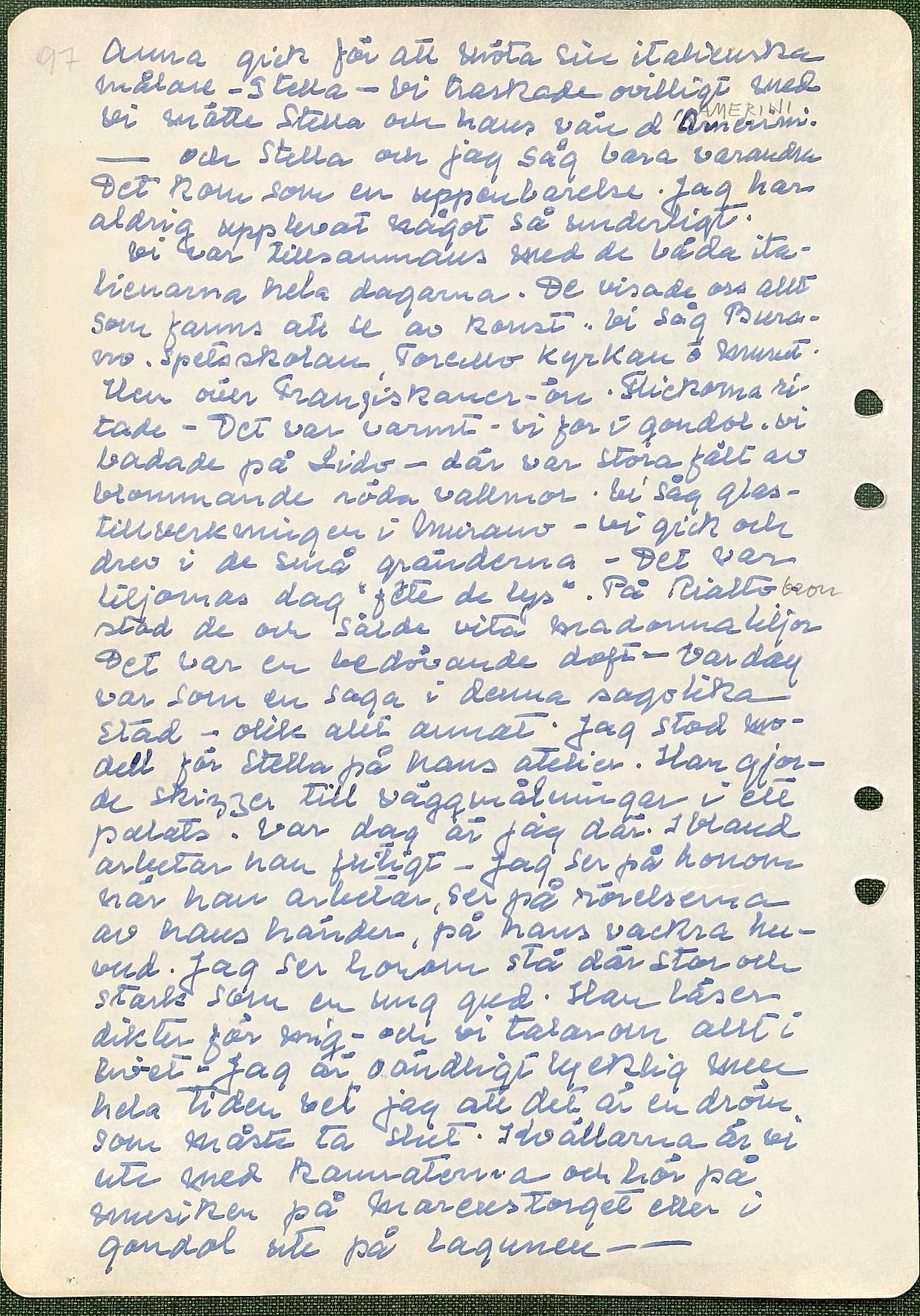 Fotograferad dagbokssida 146. Sidans text är återgiven under bilden.